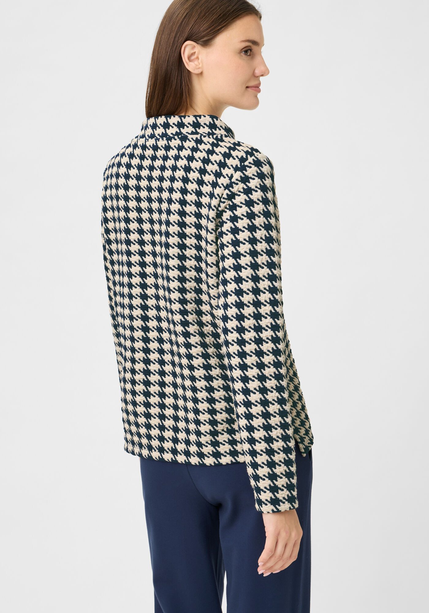 Olsen Sweatshirt (1-tlg) mit Stehkragen
