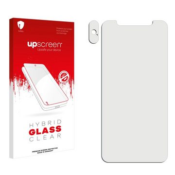 upscreen flexible Panzerglasfolie für Apple iPhone X (Display+Kamera), Displayschutzglas, Schutzglas Glasfolie klar