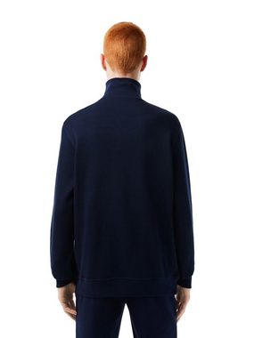 Lacoste Troyer Pullover Sweatshirt mit Stehkragen und (1-tlg)