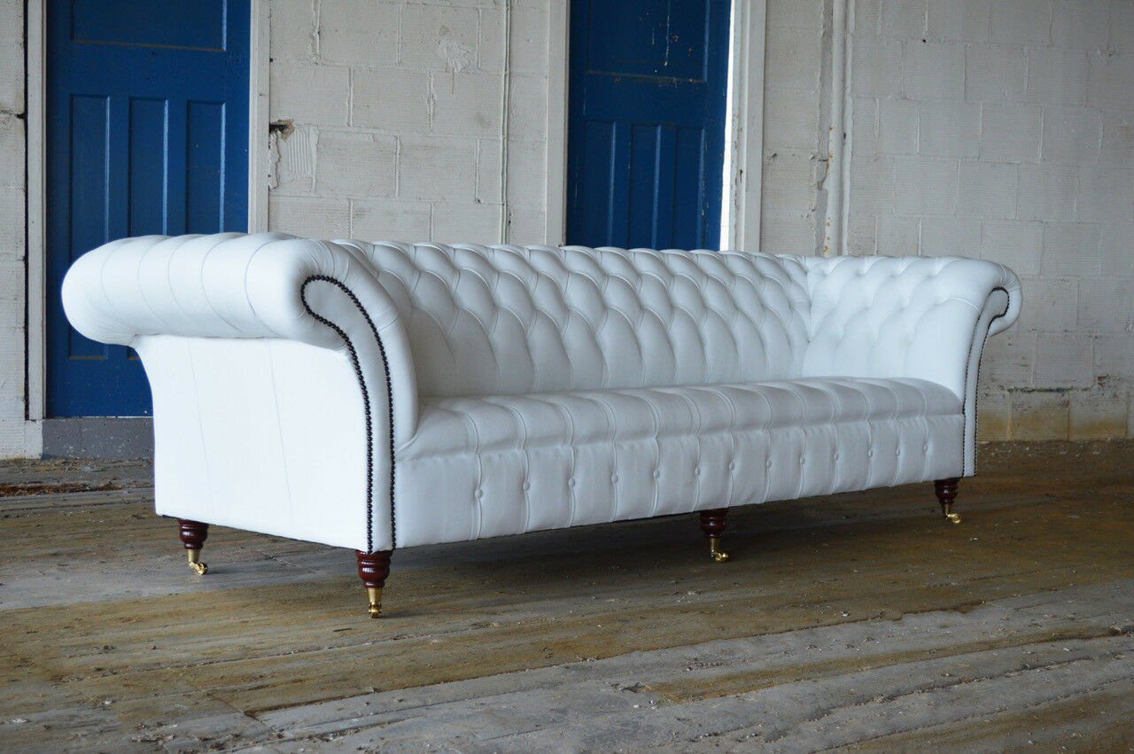 265 4 Chesterfield cm JVmoebel Sofa Couch Design Sitzer Sofa Chesterfield-Sofa,