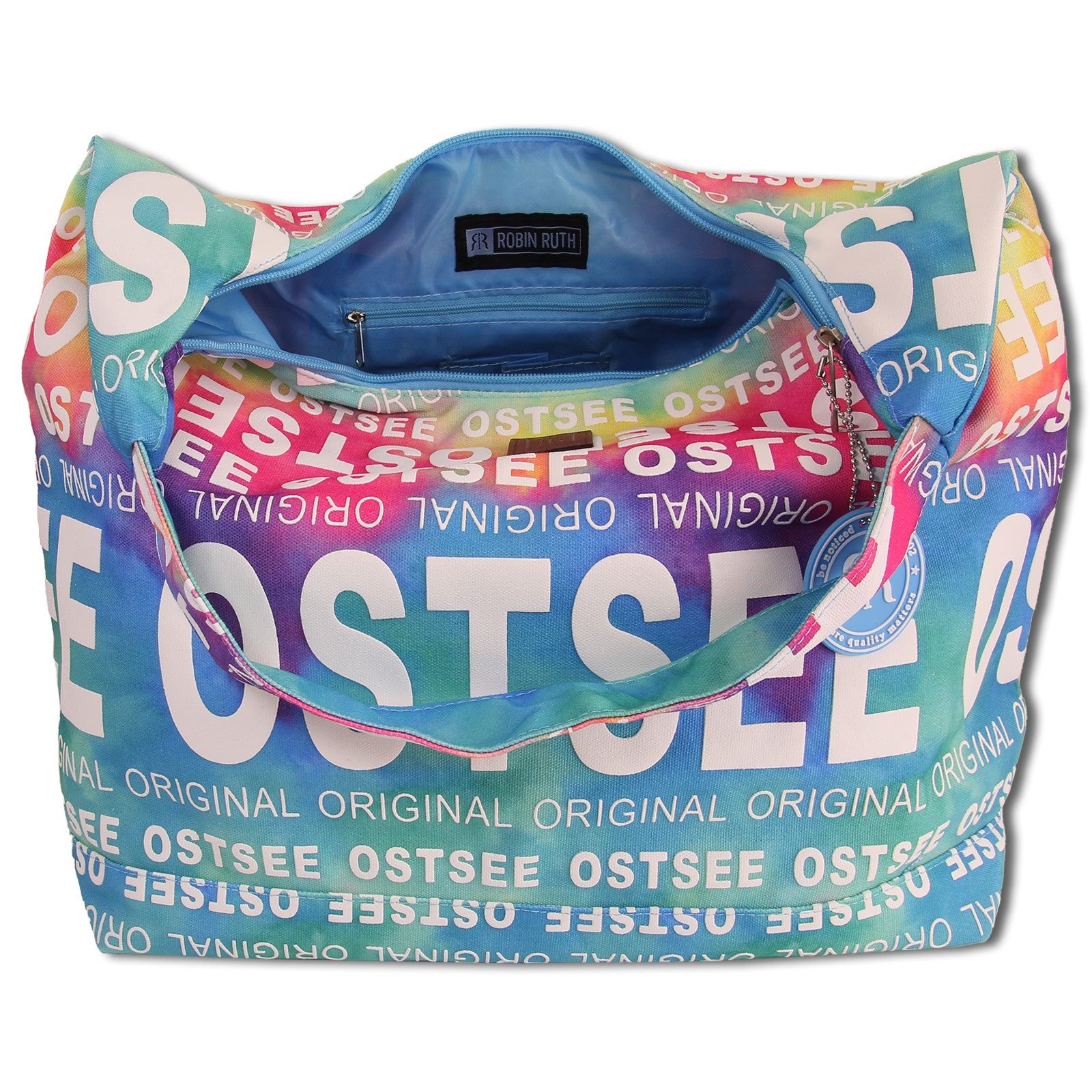 Robin Ruth Schultertasche Robin Ruth Schultertasche Polyester (Schultertasche), Schultertasche Polyester, Baumwolle, mehrfarbig ca. 31cm hoch