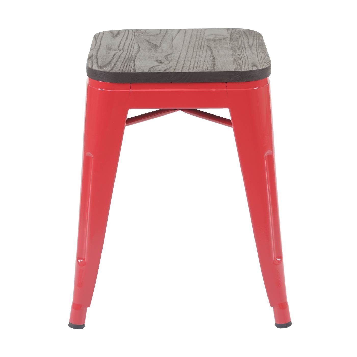 rot pro 120 Hocker kg Stuhl: MCW MCW-A73-2-H, Holzsitzfläche, mit Maximale Belastbarkeit