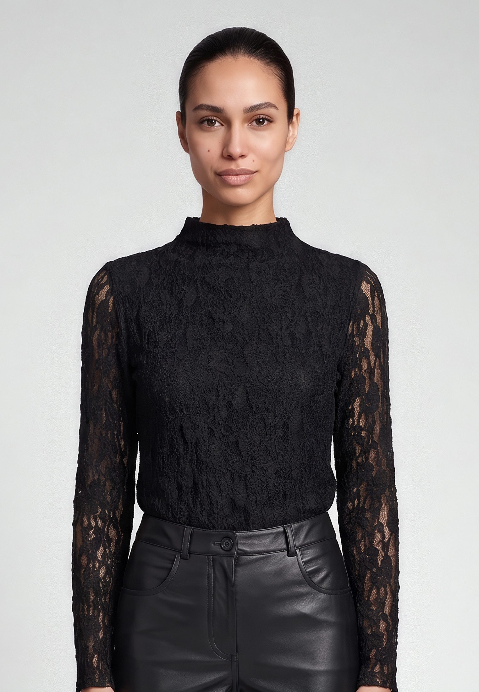 MARC AUREL Shirtbluse aus Spitze