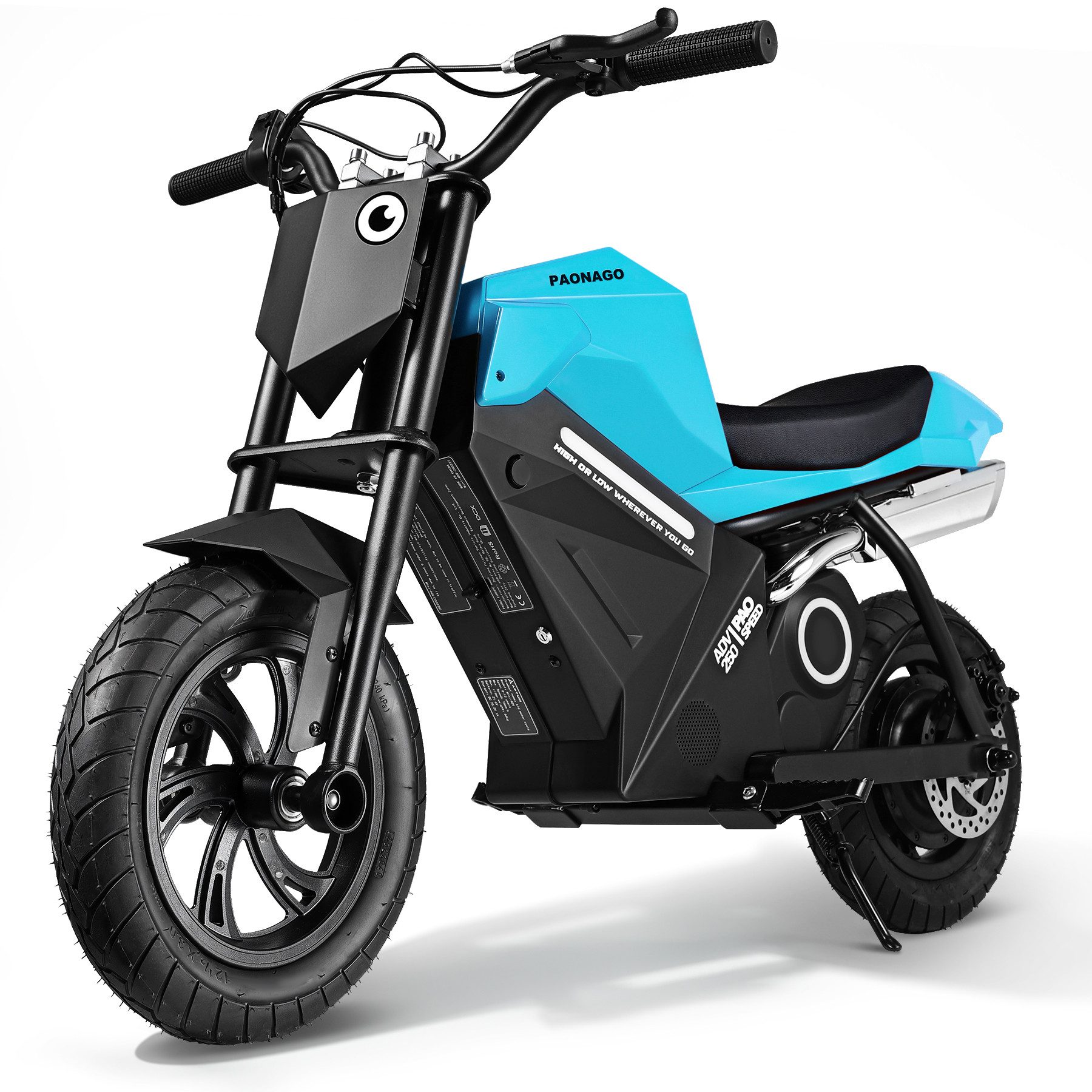 Oryxearth Грязь-Bike Elektro-Dirtbike für Kinder 350W 16 km/h Offroad-Motorrad ab 8 Jahren