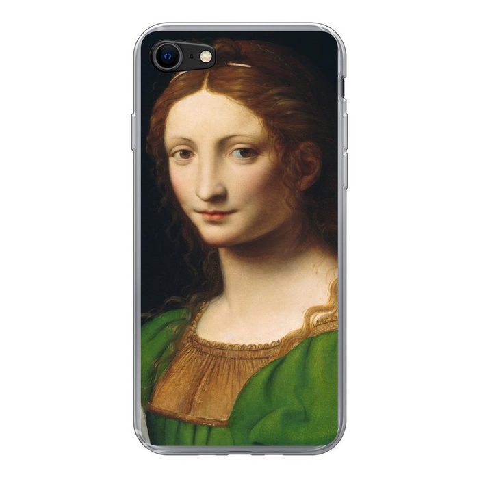 MuchoWow Handyhülle Maria Magdalena - Leonardo da Vinci Handyhülle Apple iPhone SE (2020) Smartphone-Bumper Print Handy