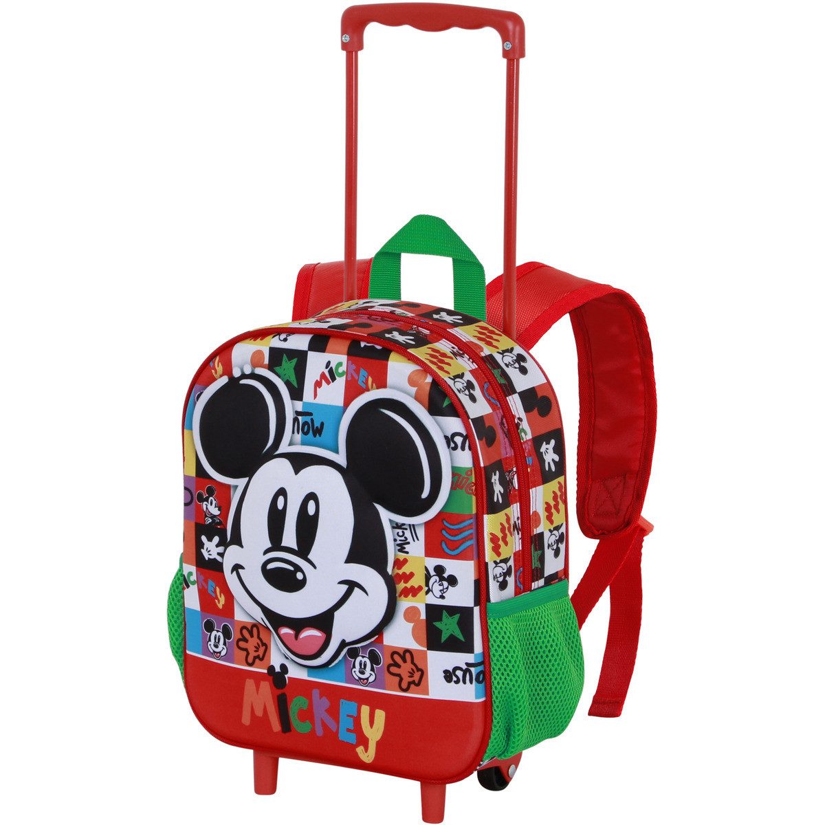 Disney Kinderrucksack Mickey Mouse Mood-Small 3D with Wheels