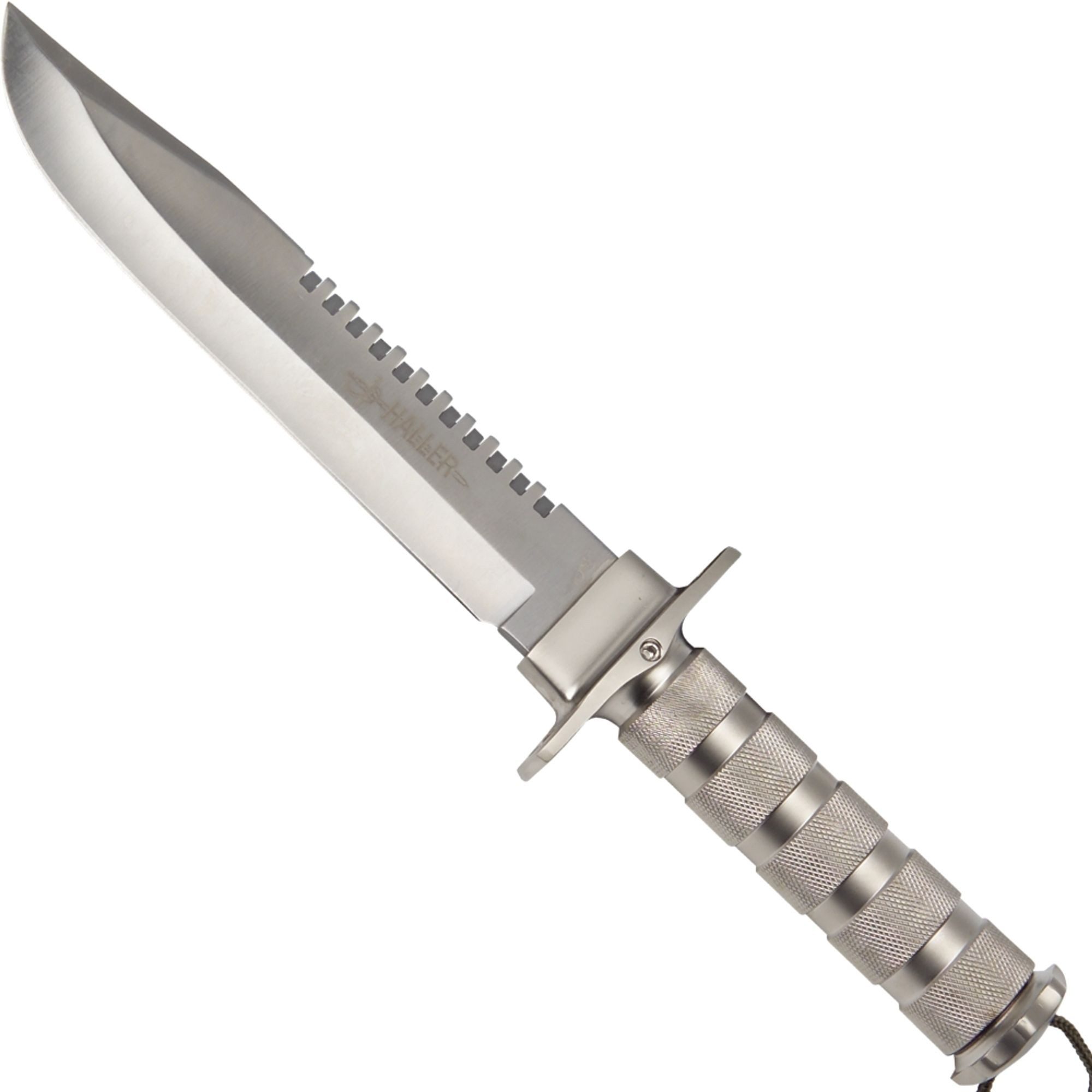 Haller Messer Survival Knife Haller Überlebensmesser, 420er Stahl, Klinge: 205 mm
