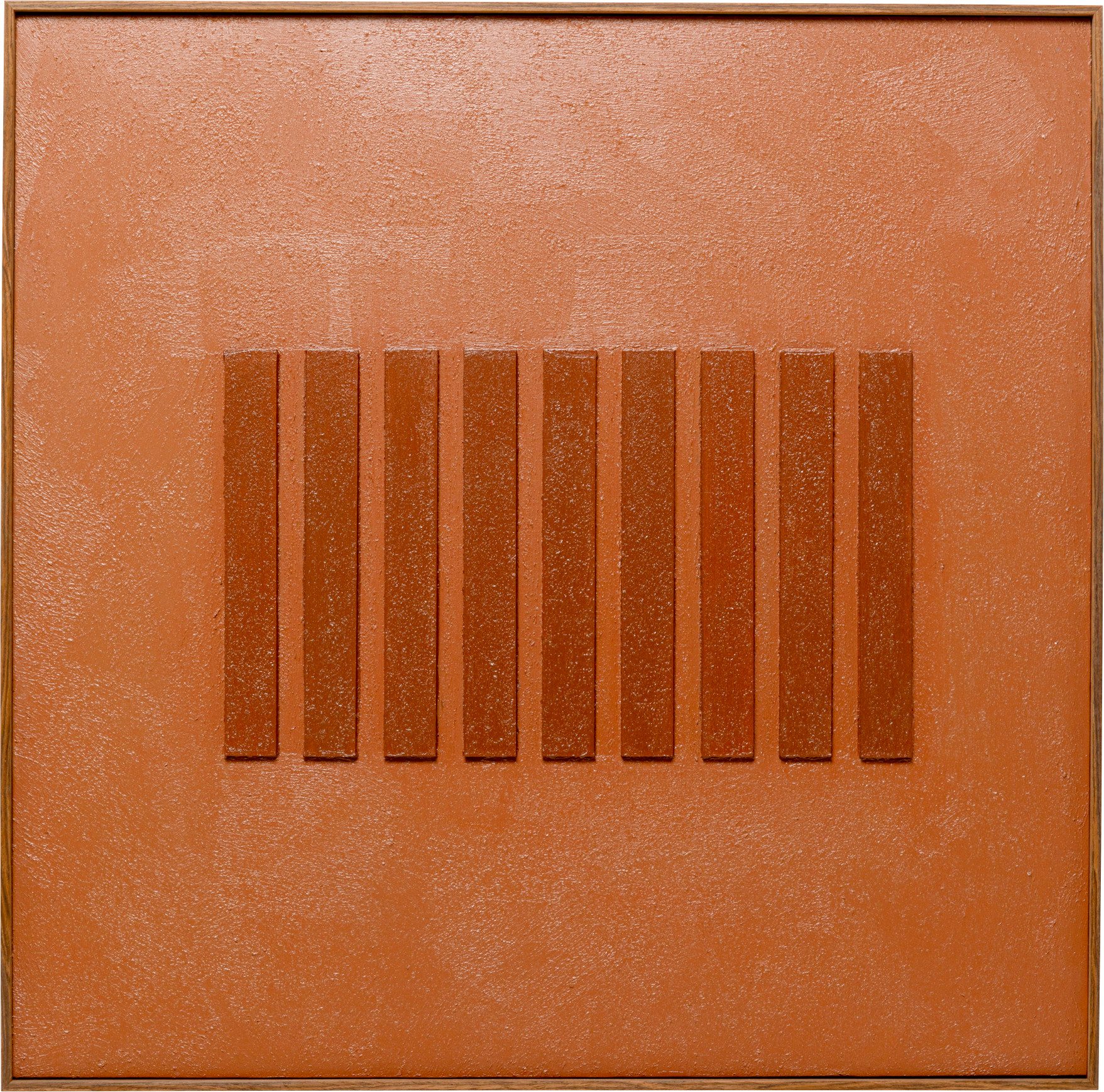 Kare Design Leinwandbild Art Row Braun 100x100cm
