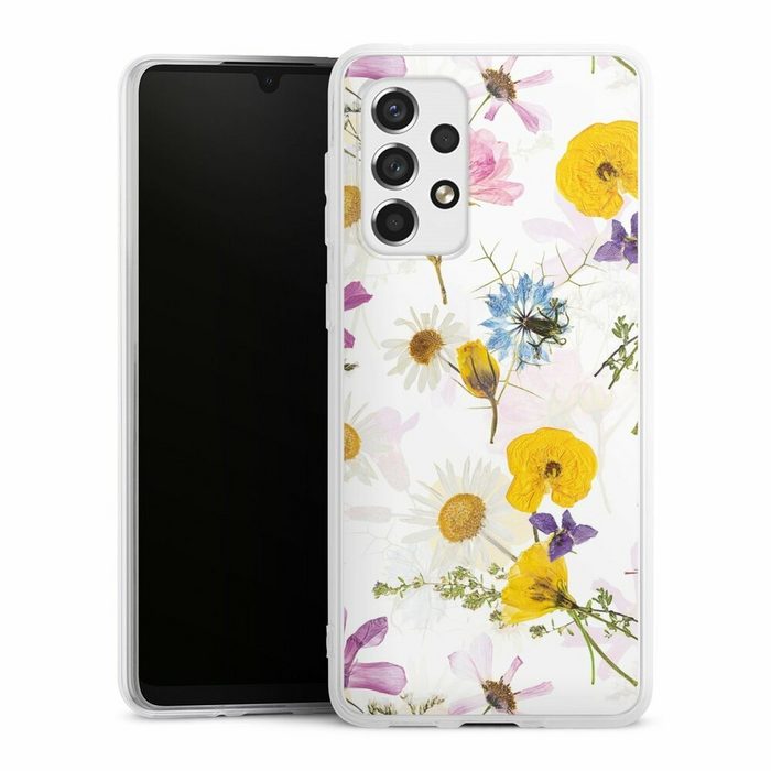 DeinDesign Handyhülle Blumen Natur Utart Wildflower Wallpaper Samsung Galaxy A33 5G Silikon Hülle Bumper Case Handy Schutzhülle