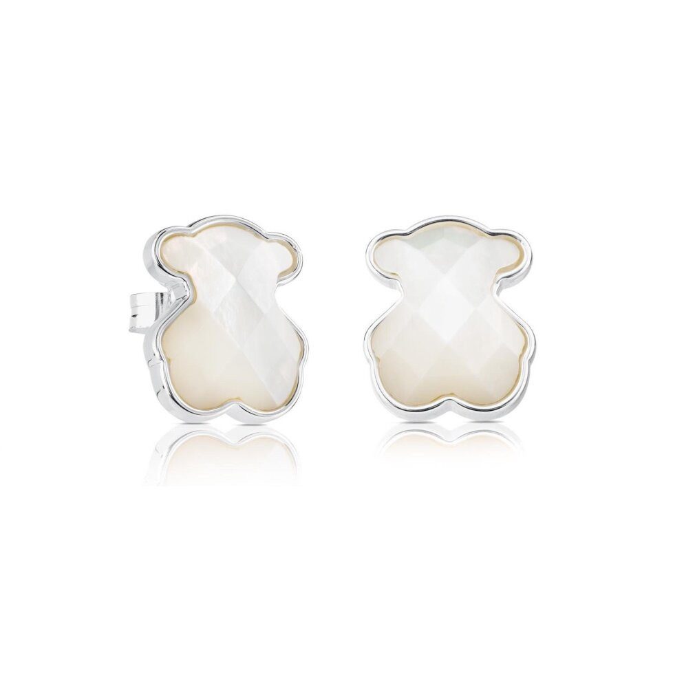 Tous Ohrring-Set Støíbrné medvídkové náunice s perletí Icon Color 815113500