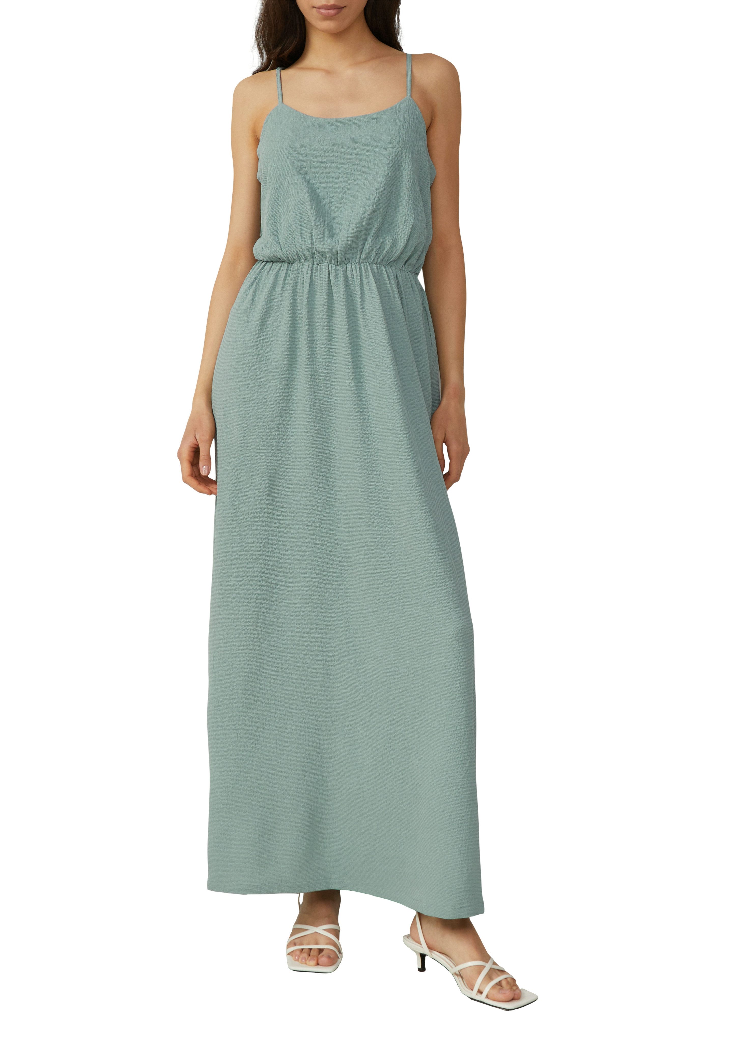 QS Sommerkleid mit Spaghettiträgern