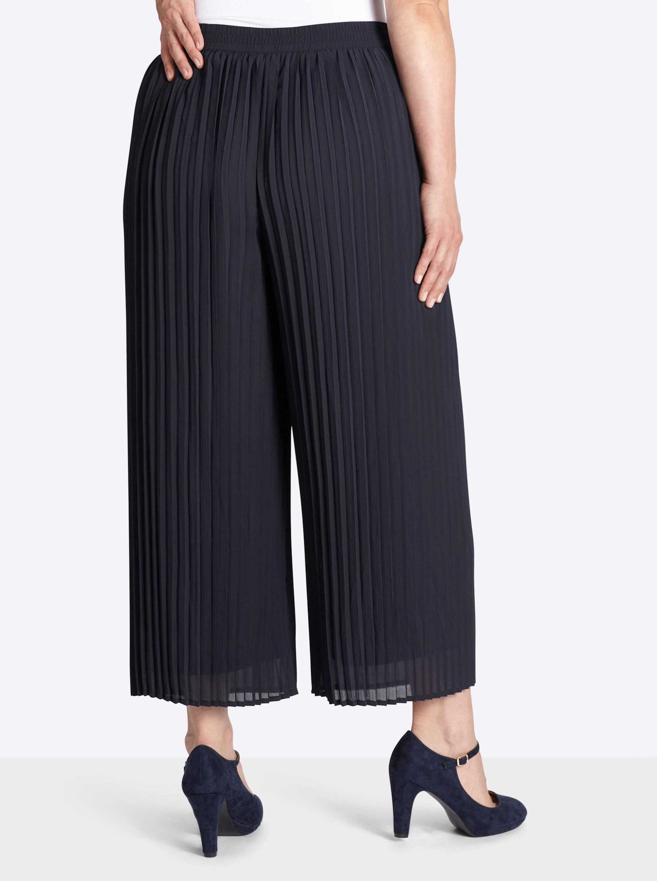 Sheego Shorts Plisseehose erhöht