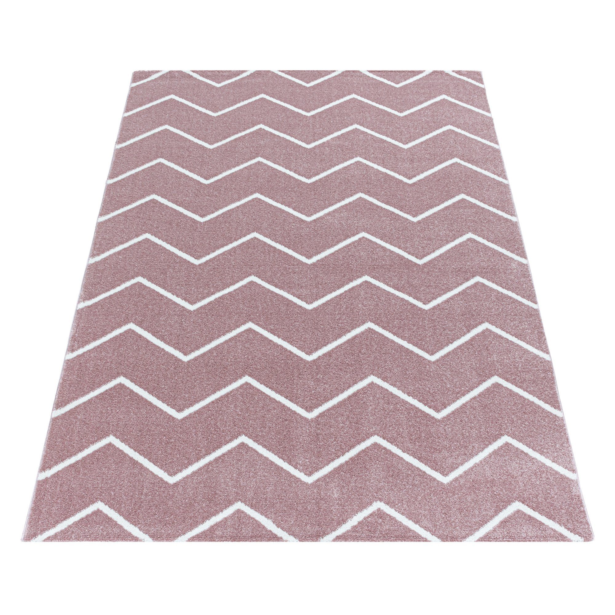 SIMPEX24 Teppich Chevron Design, Läufer, Höhe: günstig online kaufen