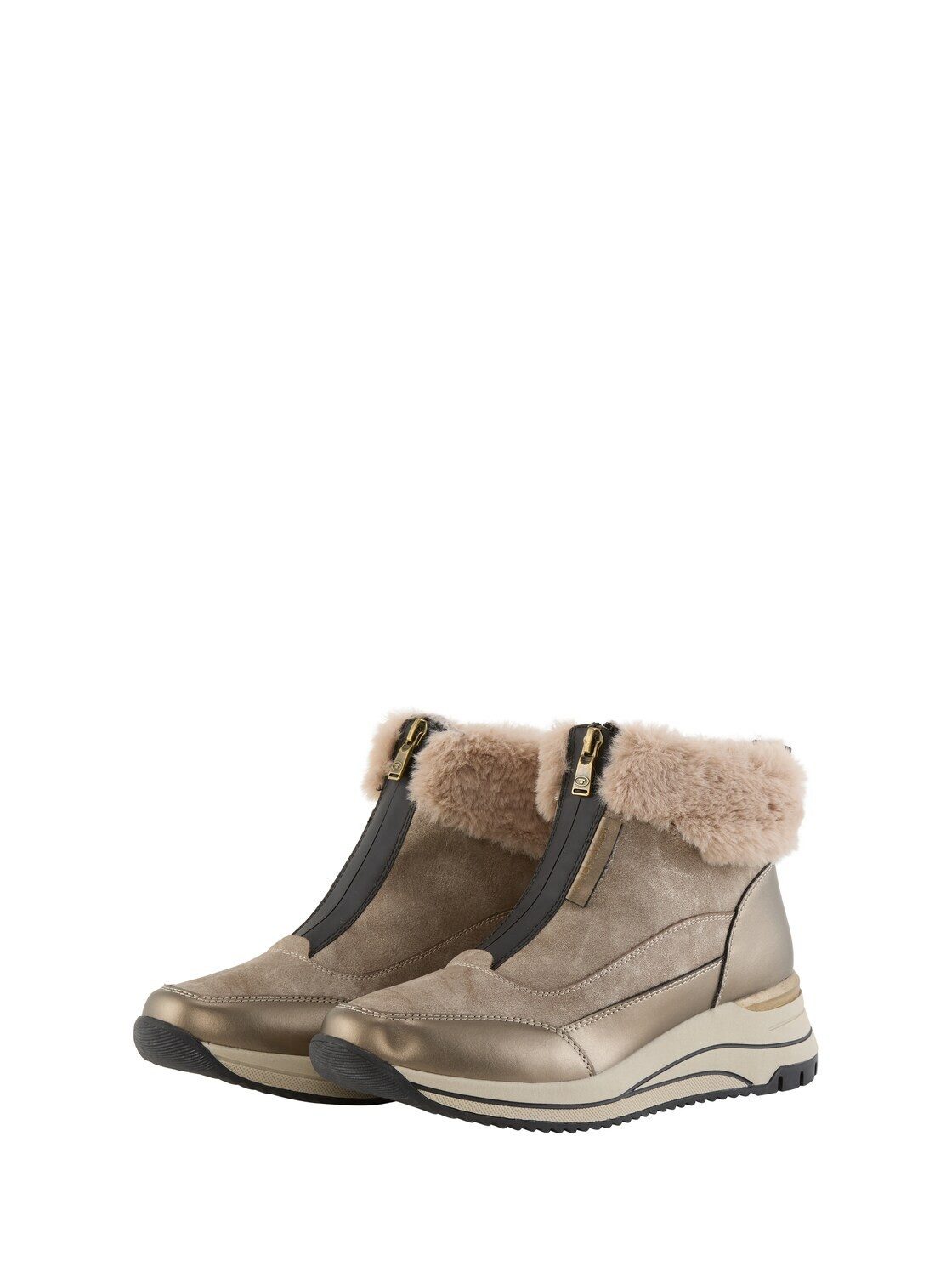 TOM TAILOR Shoes Licence Winterboots Gefütterte Сапогиetten mit Block-Absatz