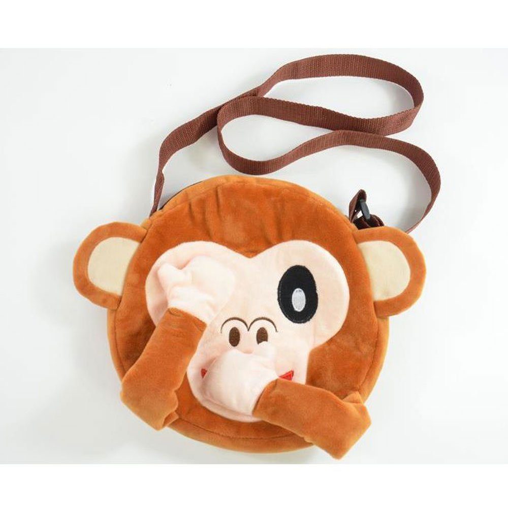 Kögler Kindergartentasche Affe Emoticon rund 23 cm Kindertasche Mogee