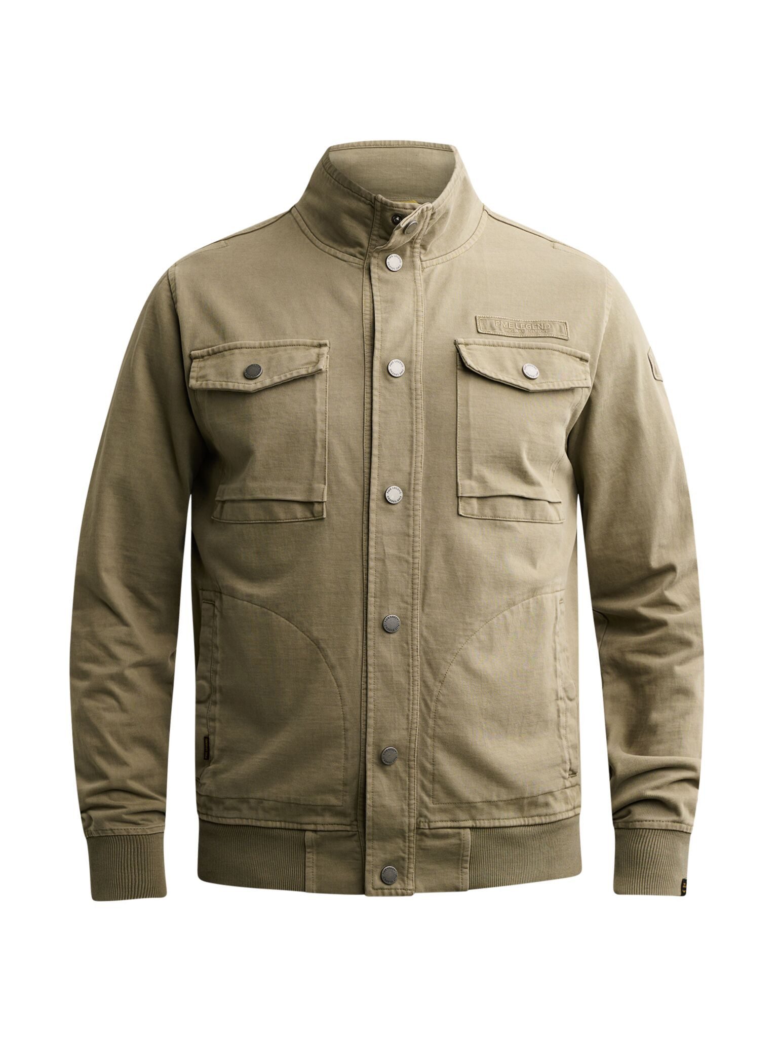 PME LEGEND Cargojacke - Lässige Cargo-Sweatjacke mit Stehkragen für Herren