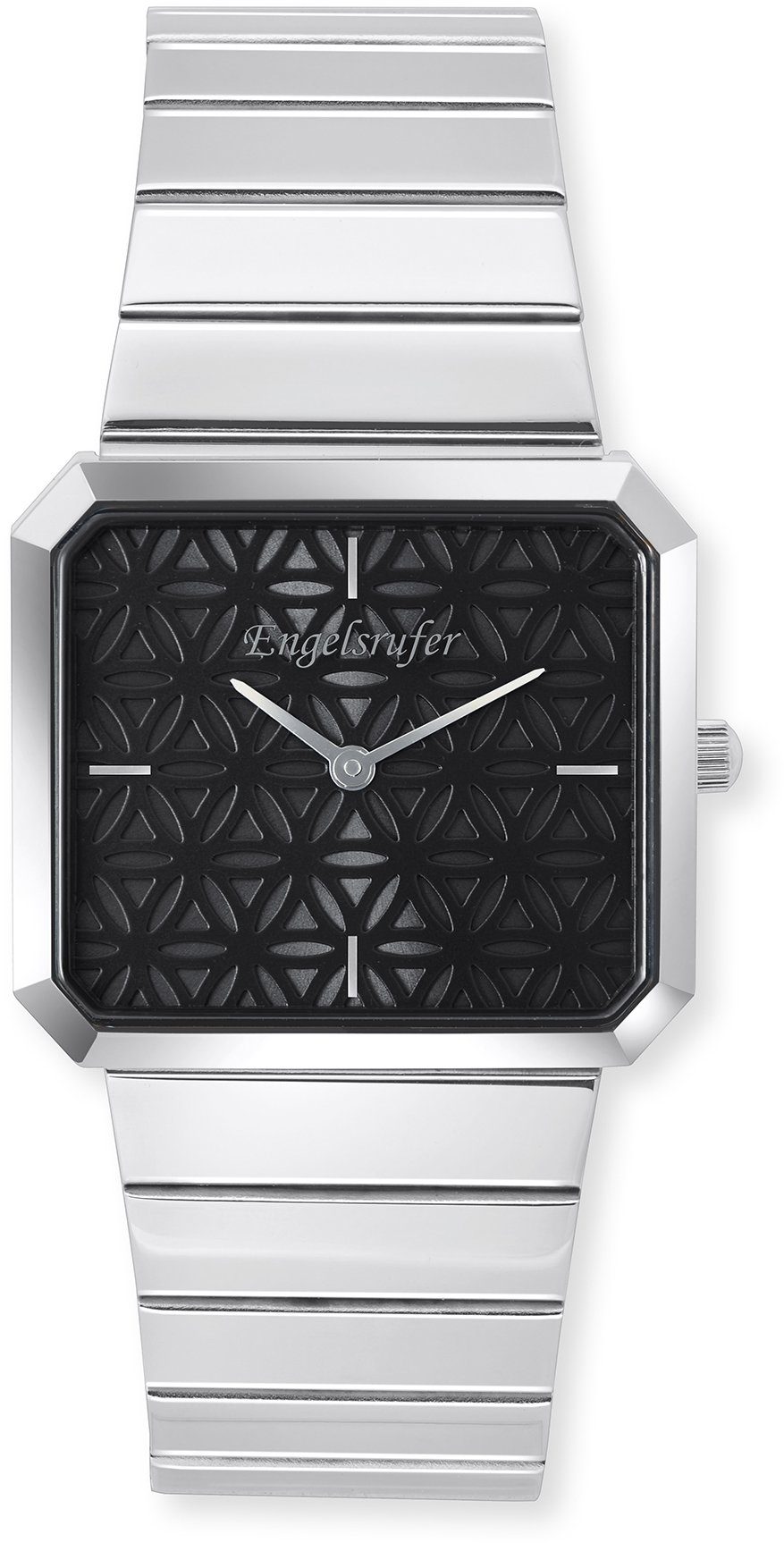 Engelsrufer Quarzuhr Lebensblume ERWA-LIFL-SS-CS, Armbanduhr, Damenuhr, Edelstahlarmband, analog