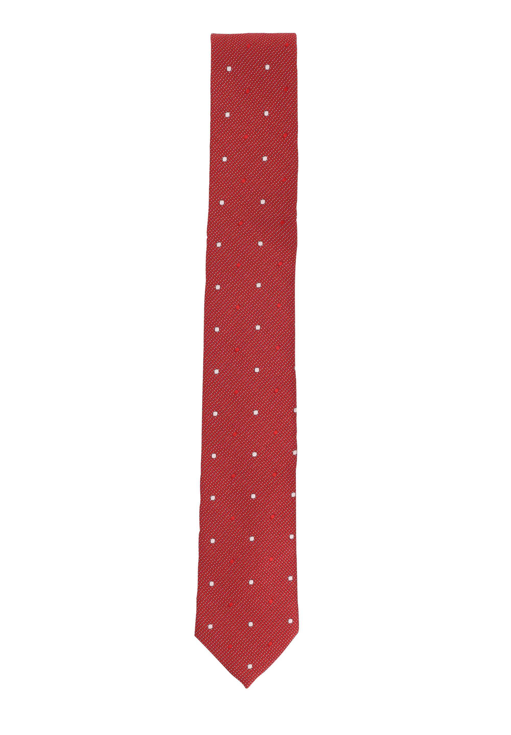 (Rot, Breite Herren (ohne - Farini mit 6cm Box, Punkten Schmal Schlips Weiß) Krawatten in (6cm), Fabio Rot Gepunktet) Krawatte verschiedene