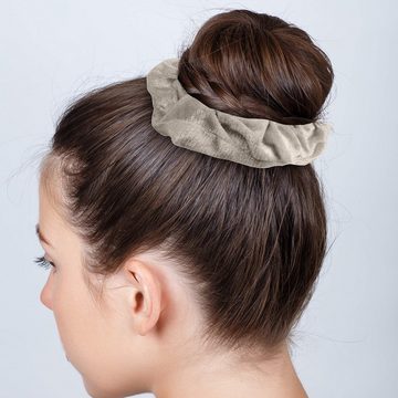 Belle Vous Haarband 12 Stück Samt Haargummis - Trendige Scrunchies, 1-tlg., 12 Stück Samt Haargummis Scrunchies für Frauen