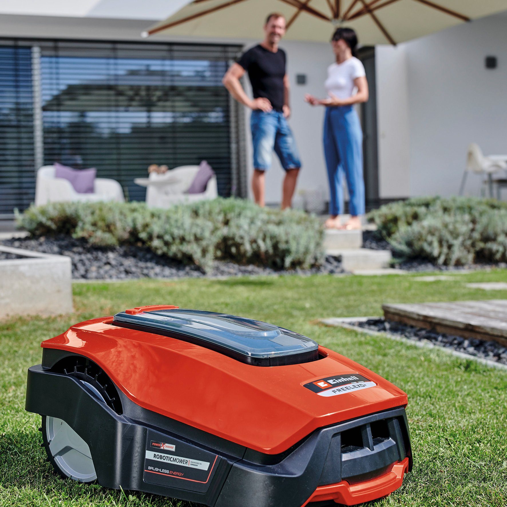 Einhell Mähroboter Freelexo 550 Kit Test Einhell Rasenmähroboter »FREELEXO+ LCD Kit«, bis 1200 m² Rasenfläche