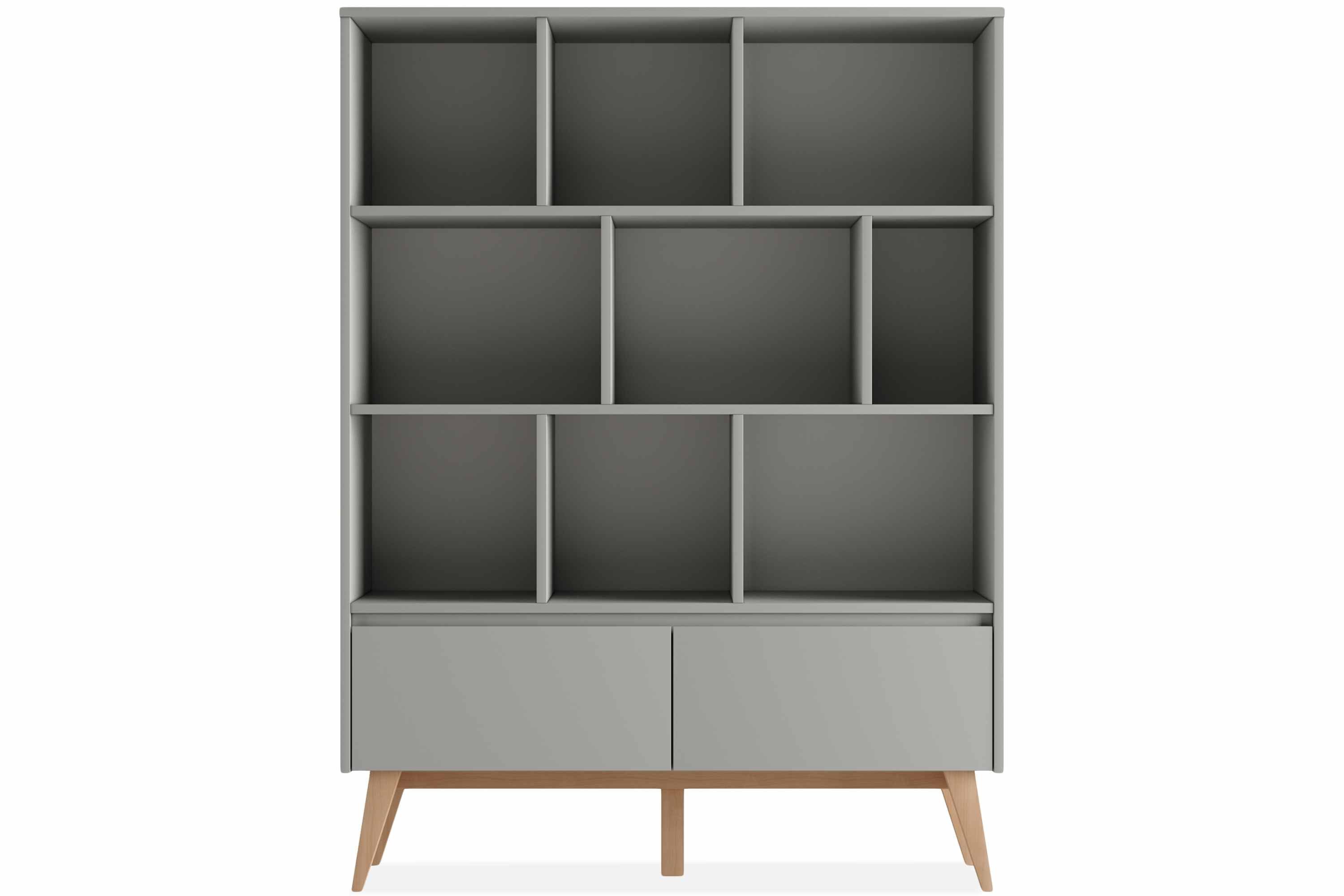 KONSIMO® Kinderregal DAMBI Regal, Standregal, hergestellt in der EU, Soft-Close-Funktion, viel Stauraum, mit Schubladen