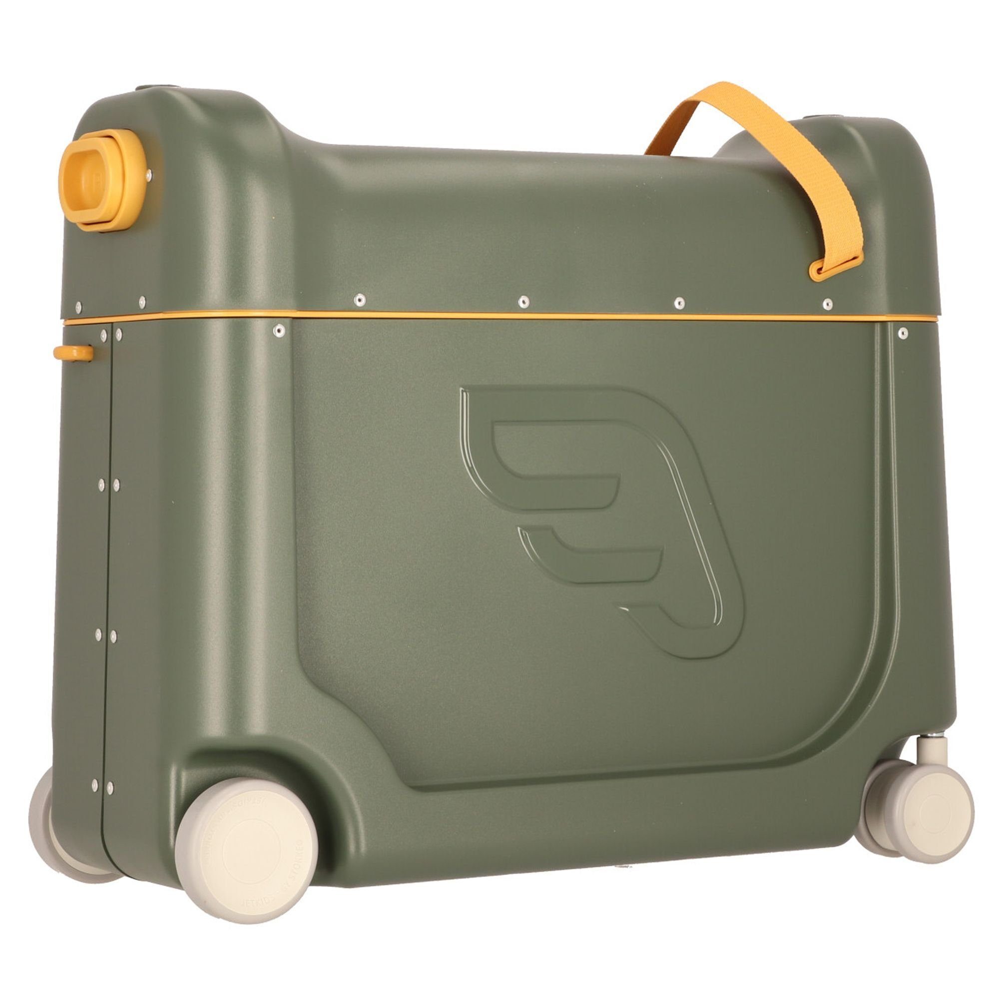 Stokke Jetkids Kinderkoffer BedBox, 4 olive ABS golden Rollen