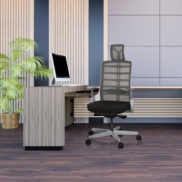 hjh OFFICE Drehstuhl High End Bürostuhl SKARIF Stoff/Netzstoff (1 St), Schreibtischstuhl ergonomisch