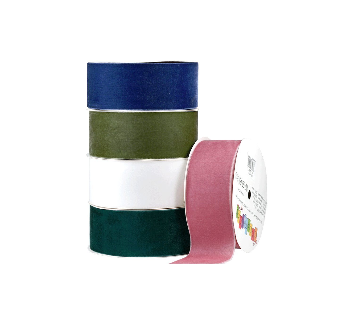 Creativery Samtband, Samtband 50mm x 5m Rolle Altrosa