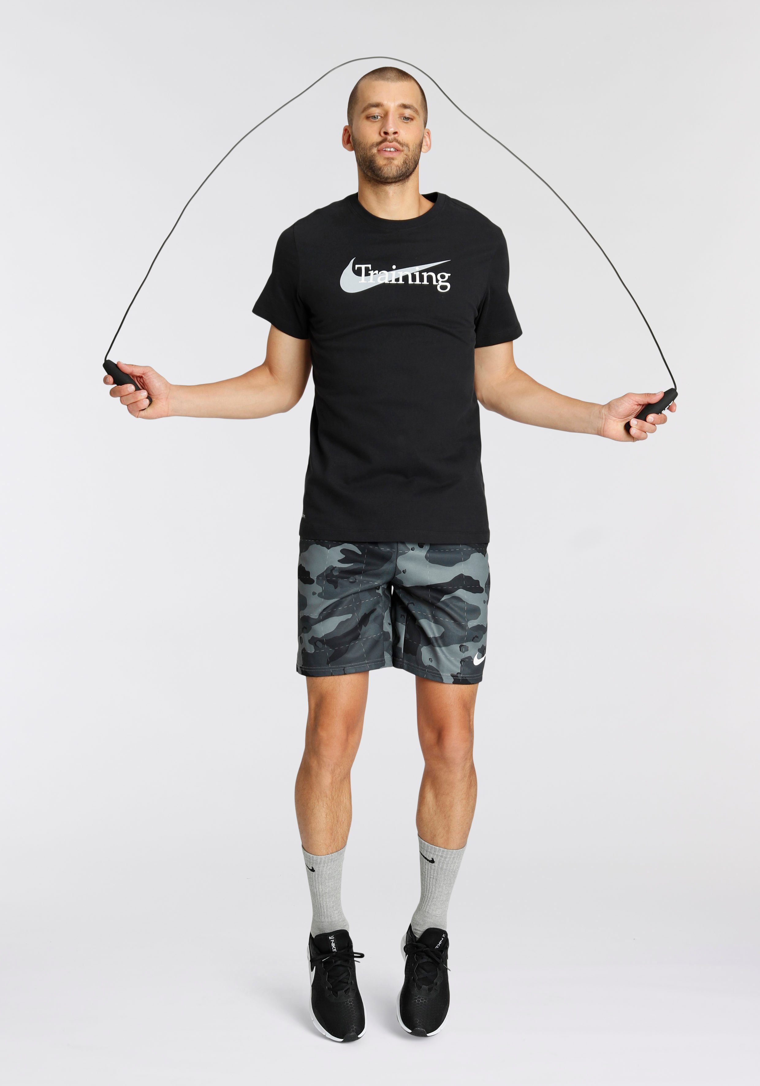 T-Shirt Dri-FIT Swoosh Training Nike schwarz Men's Trainingsshirt