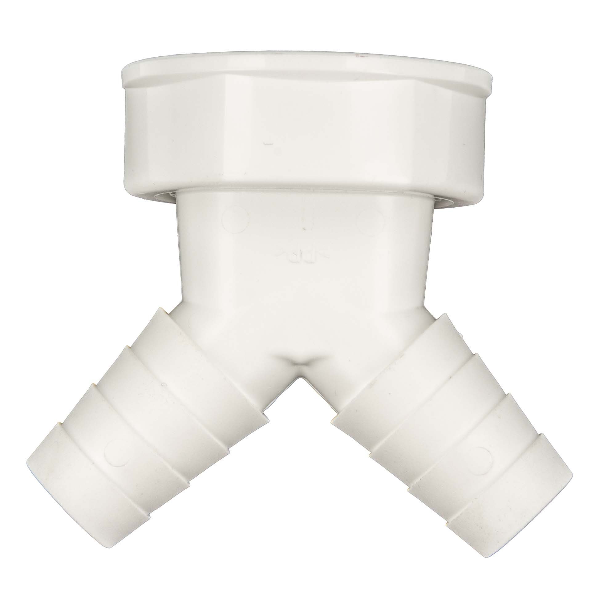 tecuro Siphon Geruchsverschluss Greta 2899, mit einem WS-Anschluss, 1 1/2 Zoll DN 40