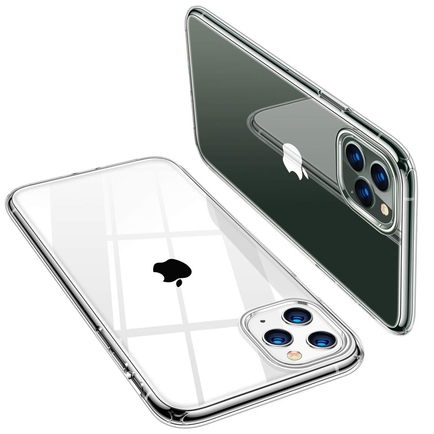 CoolGadget Handyhülle Silikon Handy Hülle Slim für Apple iPhone 11 Pro Max 6,5 Zoll, dünne TPU Schutzhülle Case in transparent / durchsichtig