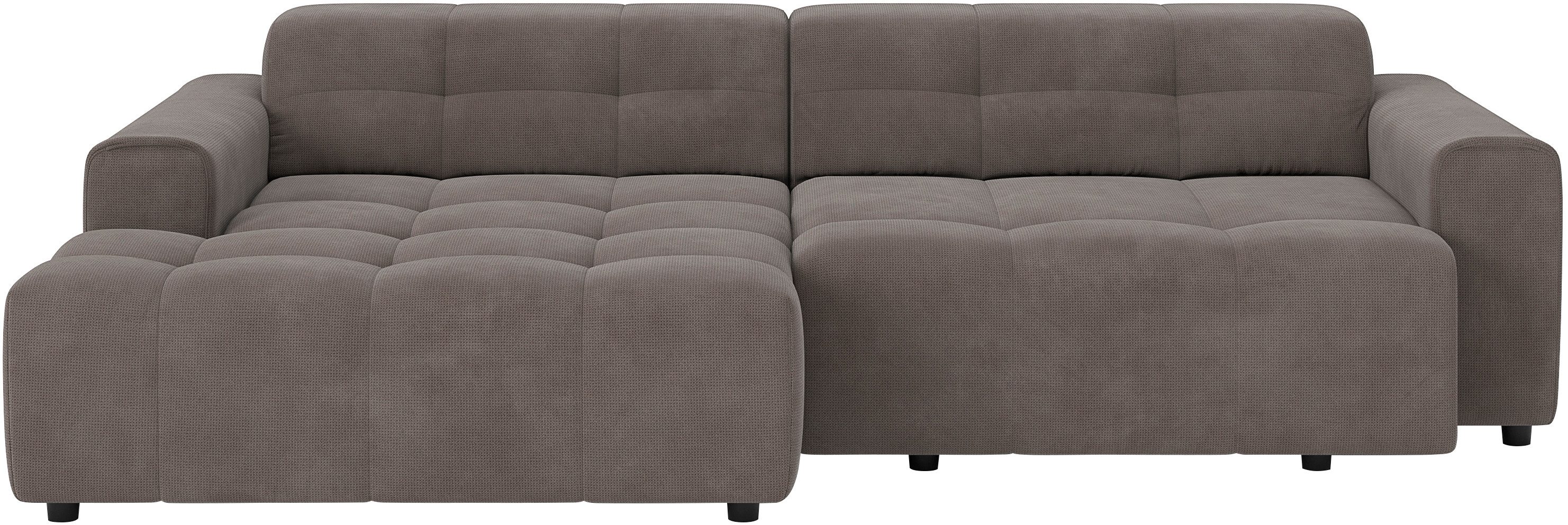 COTTA Ecksofa Sento L-Form, Breite 280 cm, Chenille-Struktur