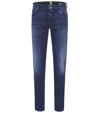 MEYER Slim-fit-Jeans mit Rundbundverarbeitung