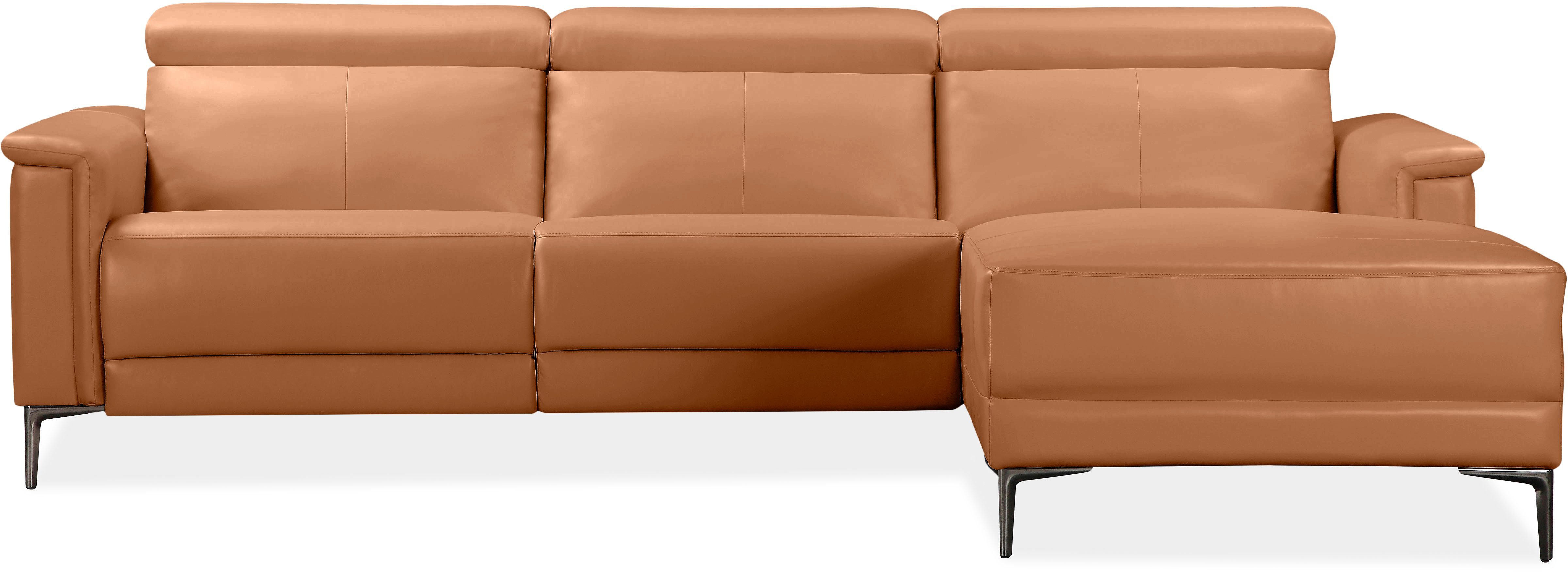 Home affaire Ecksofa Lund, L-Form, 261cm, man. o. elektr. Relaxfunktion (mit USB-A), und Kopfteilverstellung