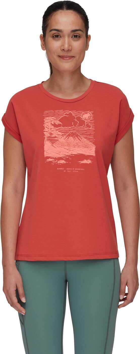 2249 Fujiyama Mountain terracotta Women Mammut T-Shirt Funktionsshirt