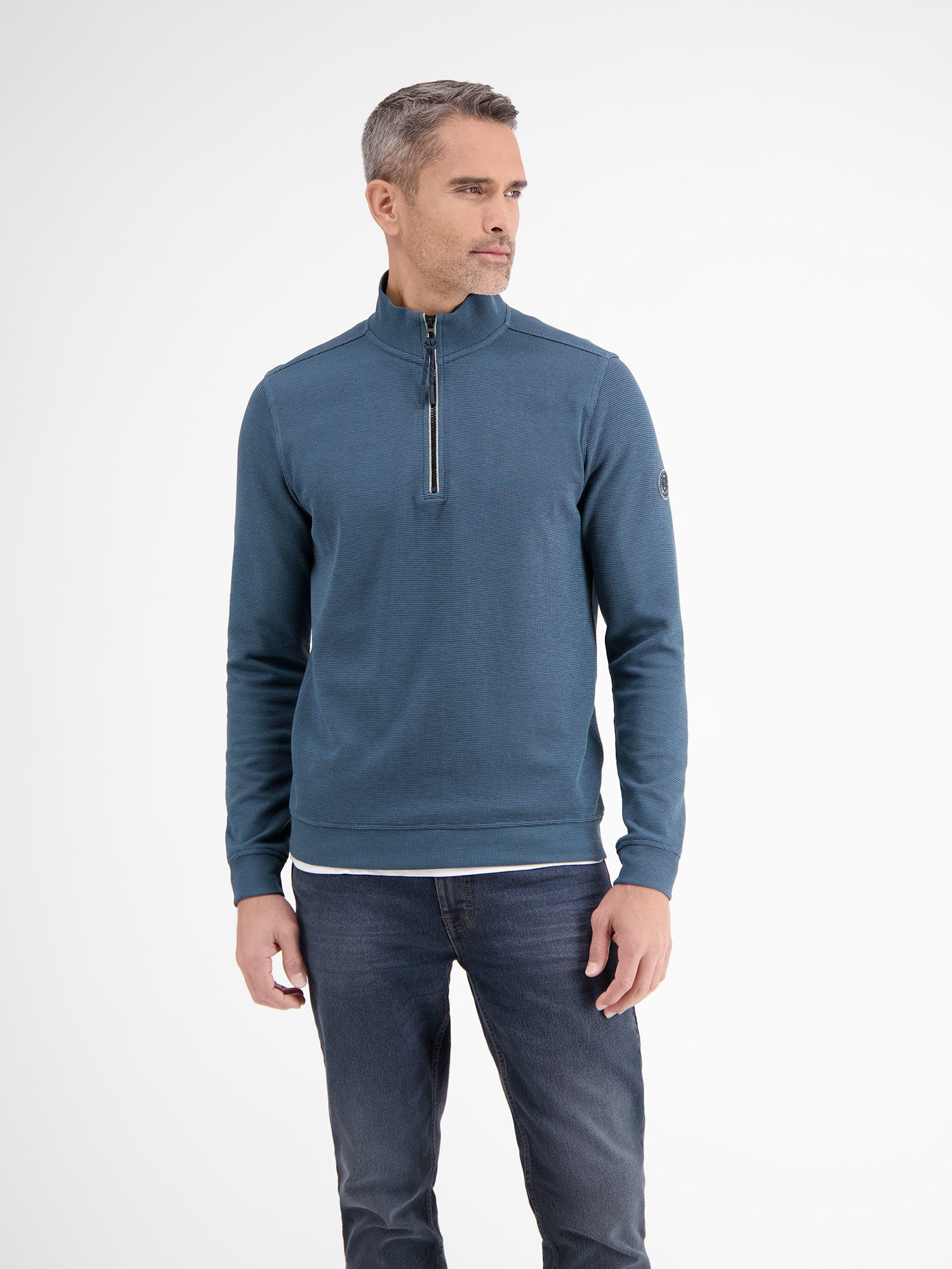 LERROS Sweatshirt LERROS Unifarbener Sweattroyer für Herren günstig online kaufen