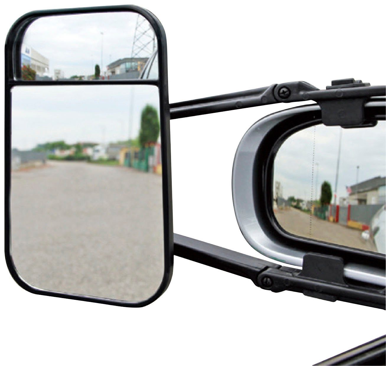 Toter Winkel Spiegel zum Aufkleben, Blindspiegel für PKW, LKW und