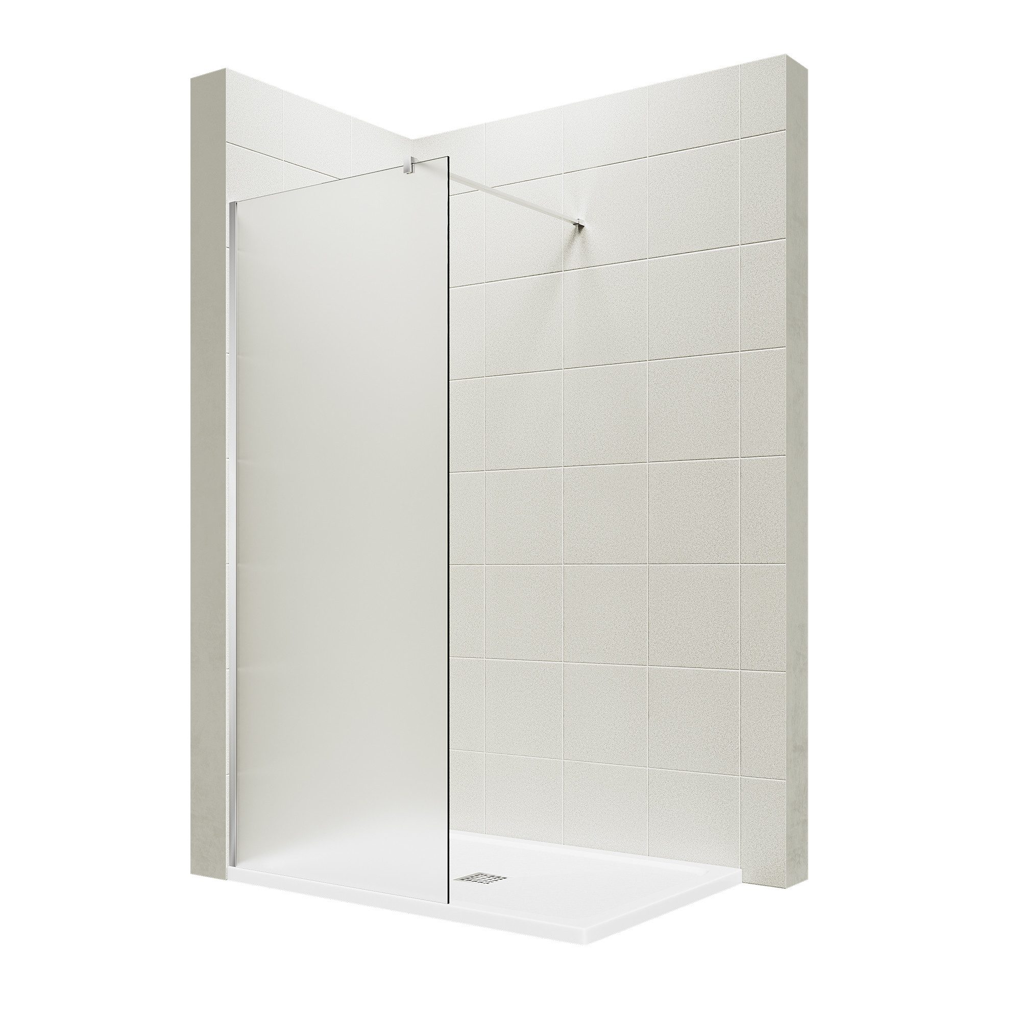 SONNI Walk-in-Dusche Walk in Duschwand Duschabtrennung, 8mm Einscheibensich günstig online kaufen