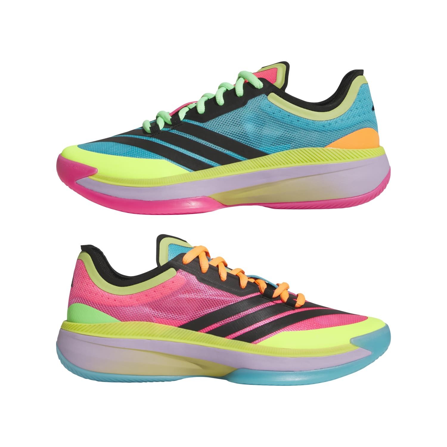 adidas Performance Hallen-Indoorschuhe Adizero Select 3.0 (Basketball) bunt Herren Badmintonschuh – Bild 2 von 5