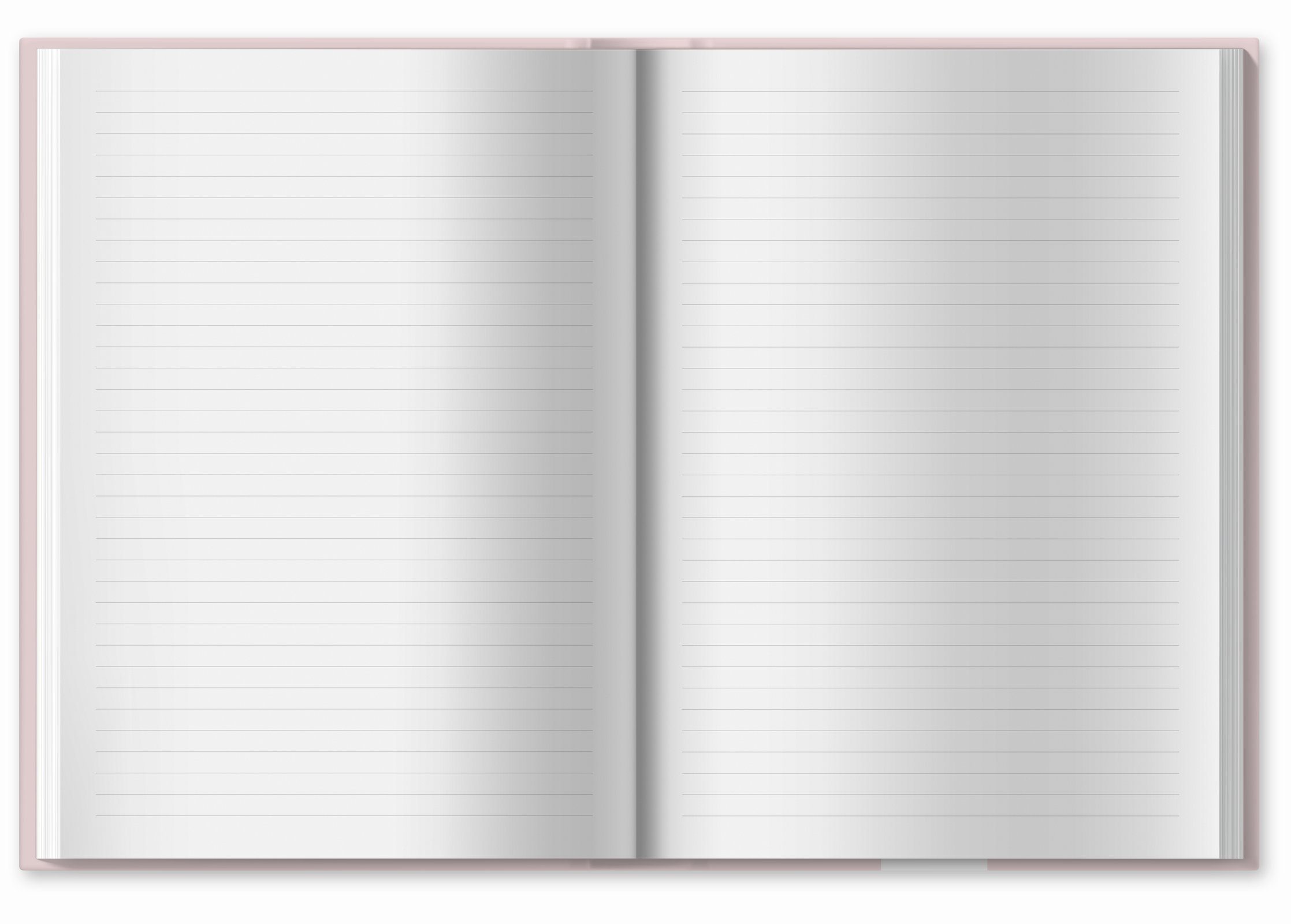 - Notizbuch FSC 120 Seiten, 17x24 Hardcover der Papier, großes g cm liniert, Liebes 80 Linien rosa, Verlag mit Tagebuch Guten Eine Tagebuch