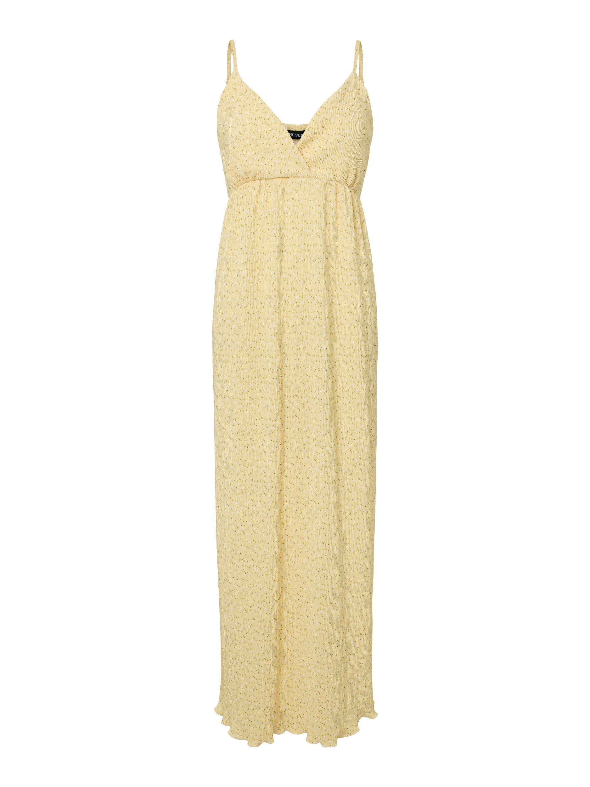 pieces Midikleid PCFLORA SL STRAP DRESS JRS MSA BC
