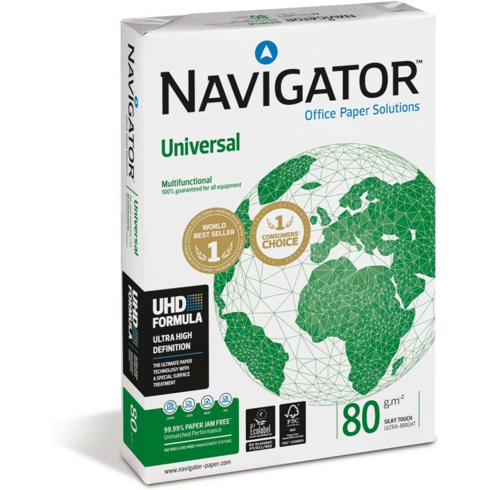 NAVIGATOR Drucker- und Kopierpapier Navigator Kopierpapier Universal 8247B80B DIN A3 80g 500 Bl./Pack