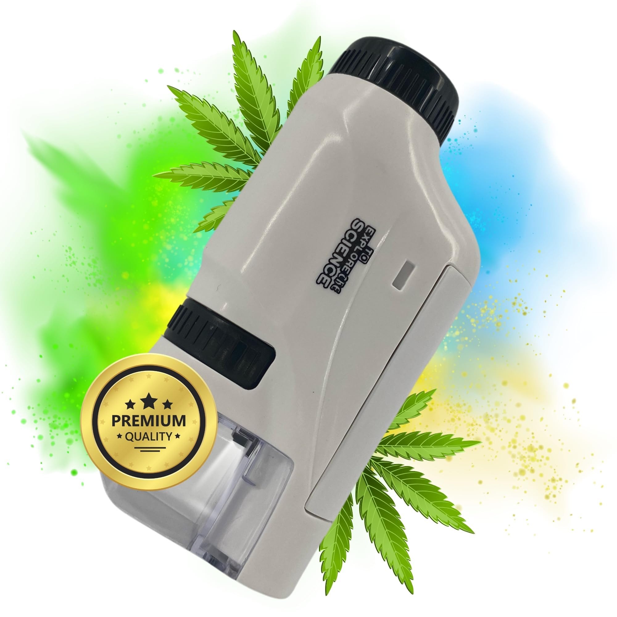 Taschenmikroskop Lupe Mikroskop für Trichome Ernte Zubehör für Growbox Taschenmikroskop
