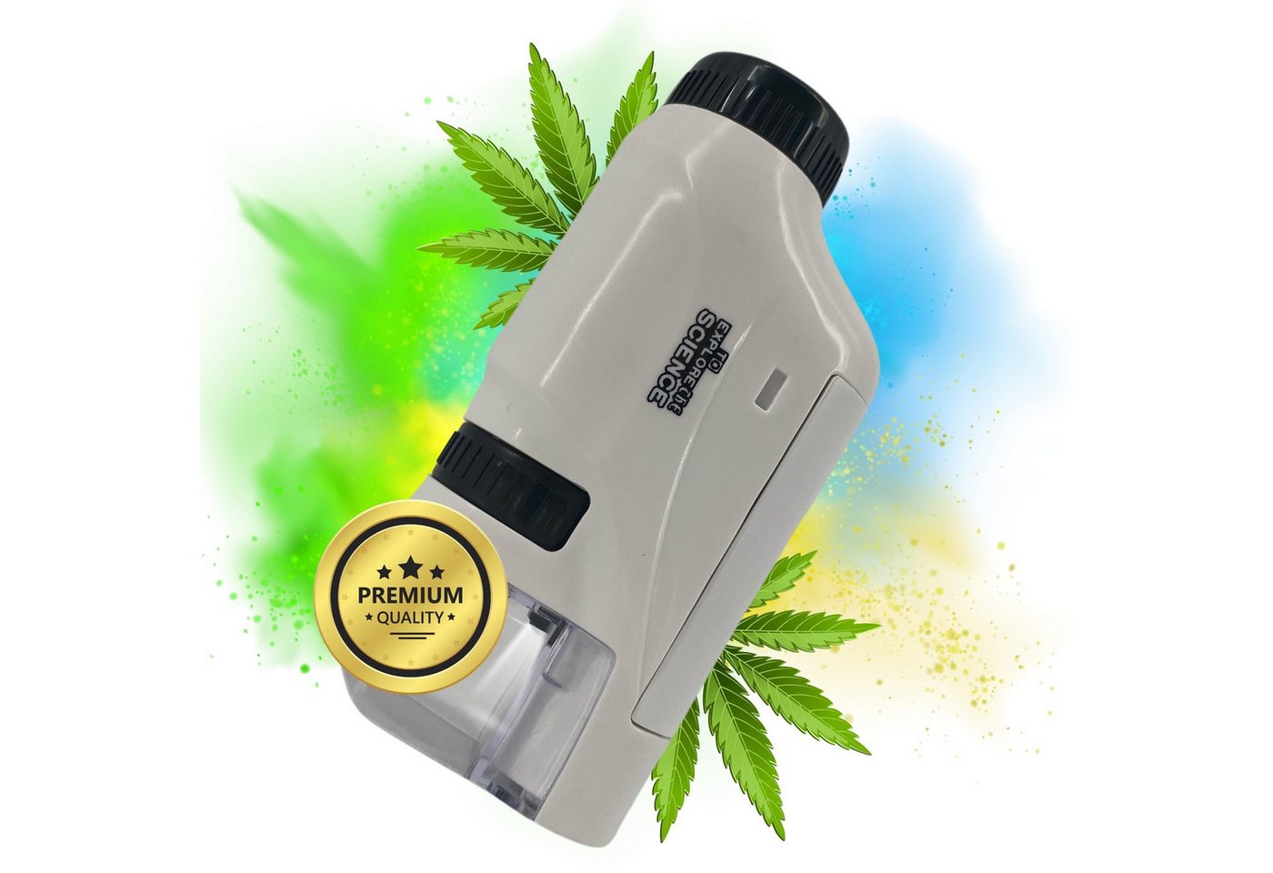 TronicXL Taschenmikroskop Lupe Mikroskop für Trichome Ernte Zubehör für Growbox Taschenmikroskop