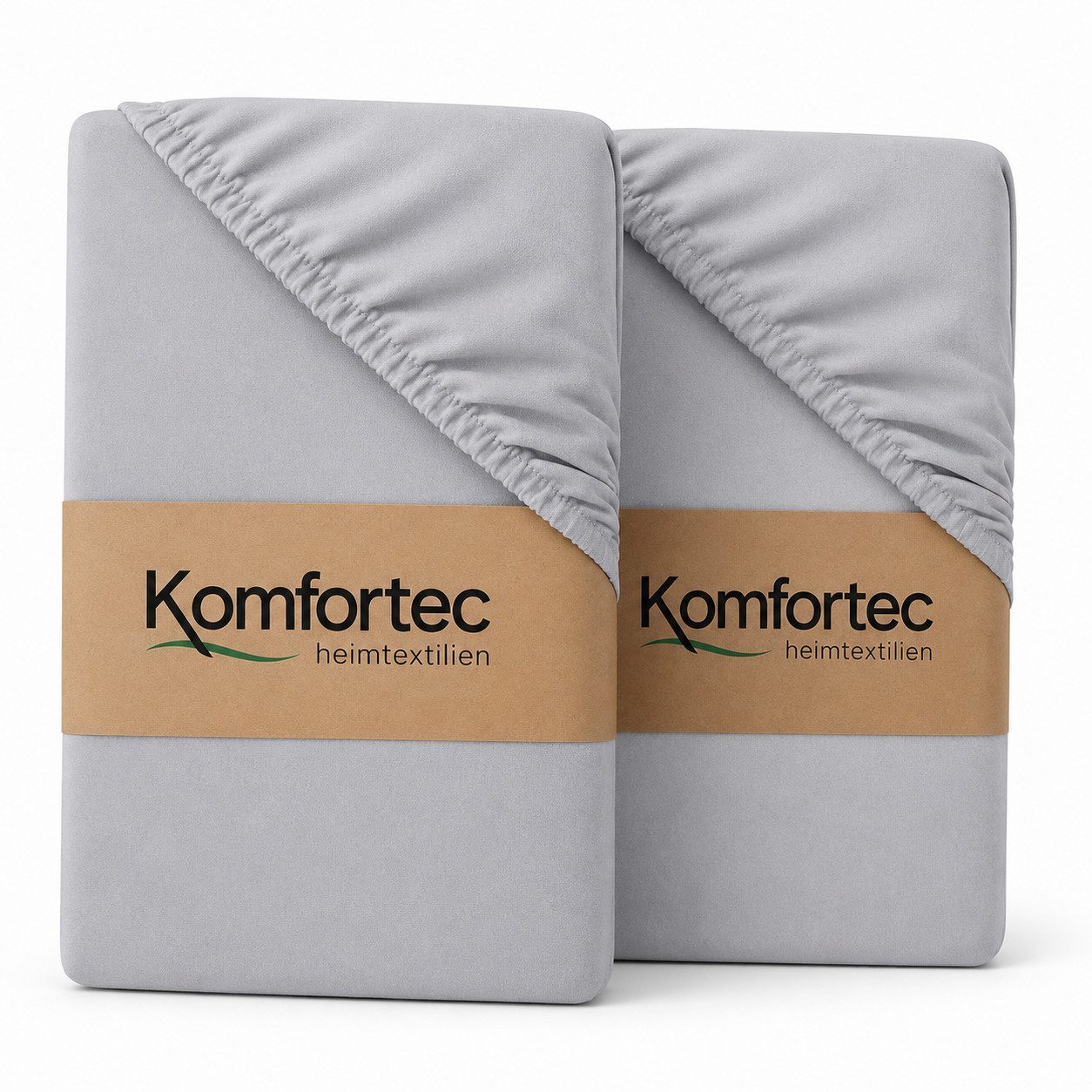 Komfortec Spannbettlaken Boxspringbett bis 15cm - 30cm Matratzenhöhe, Mikrofaser, Gummizug: Rundum, (2 Stück)