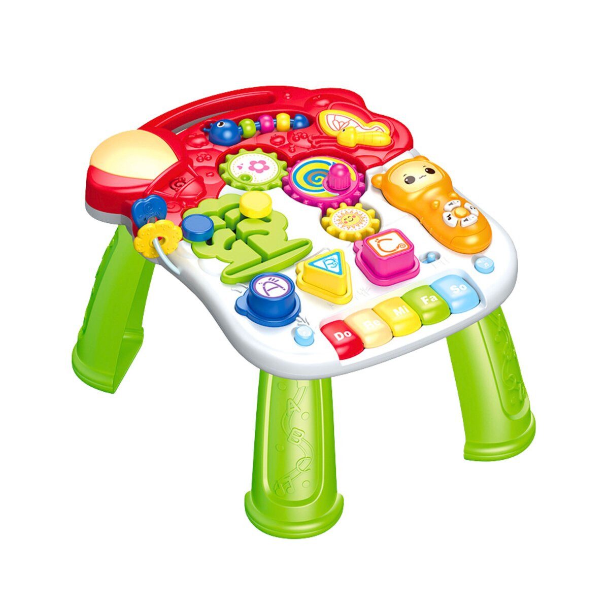 Wisam Lernspielzeug 5in1 Lerntisch Baby Walker Scooter Lernspielzeug