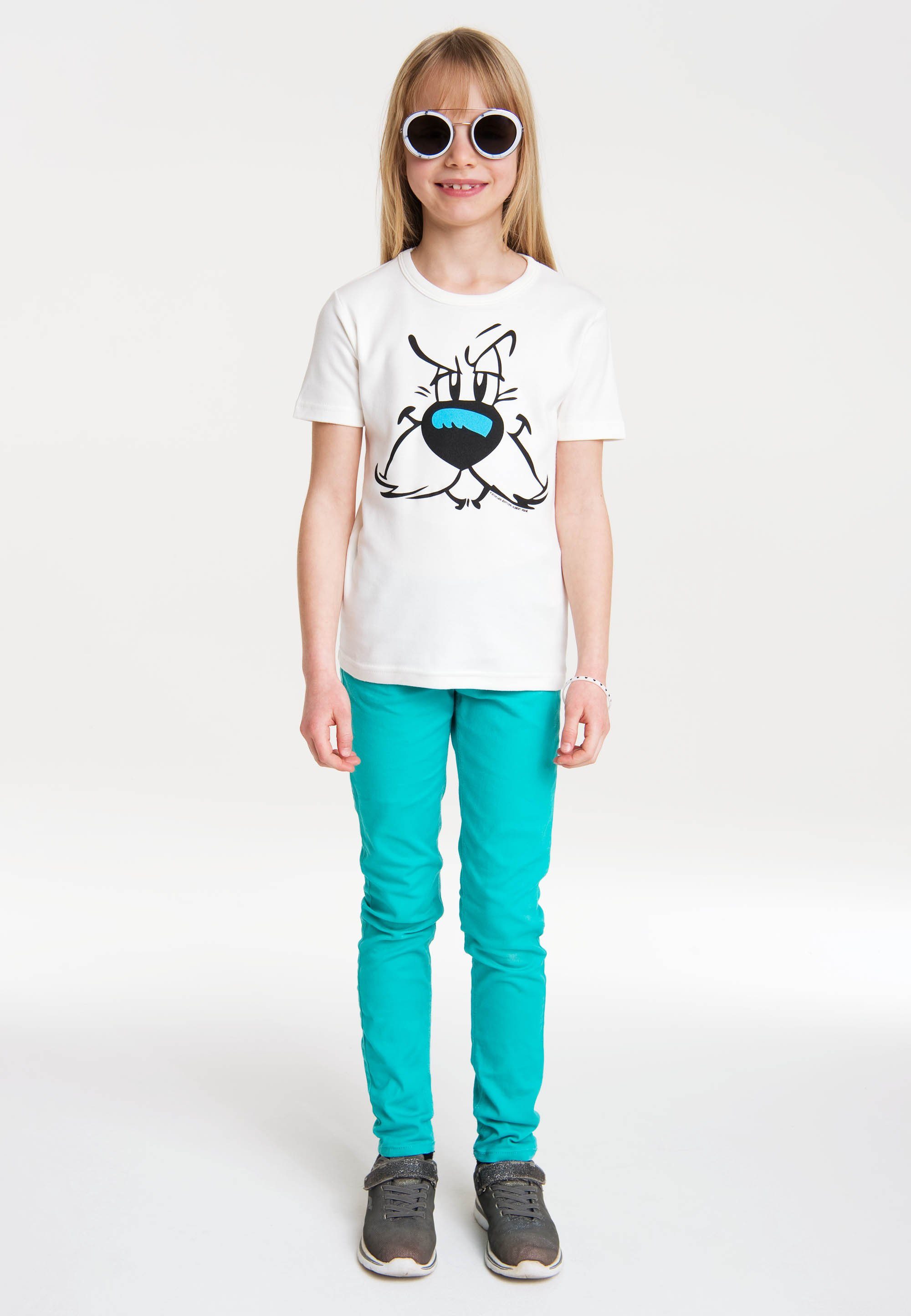 LOGOSHIRT T-Shirt Idefix - Faces - Asterix mit tollem Frontdruck