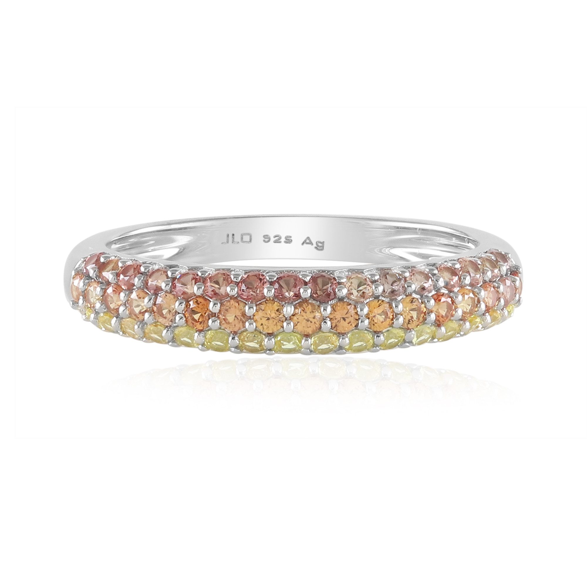 Cavill Silberring Madagaskar Saphir Ring, Silber plattiert (1-tlg)