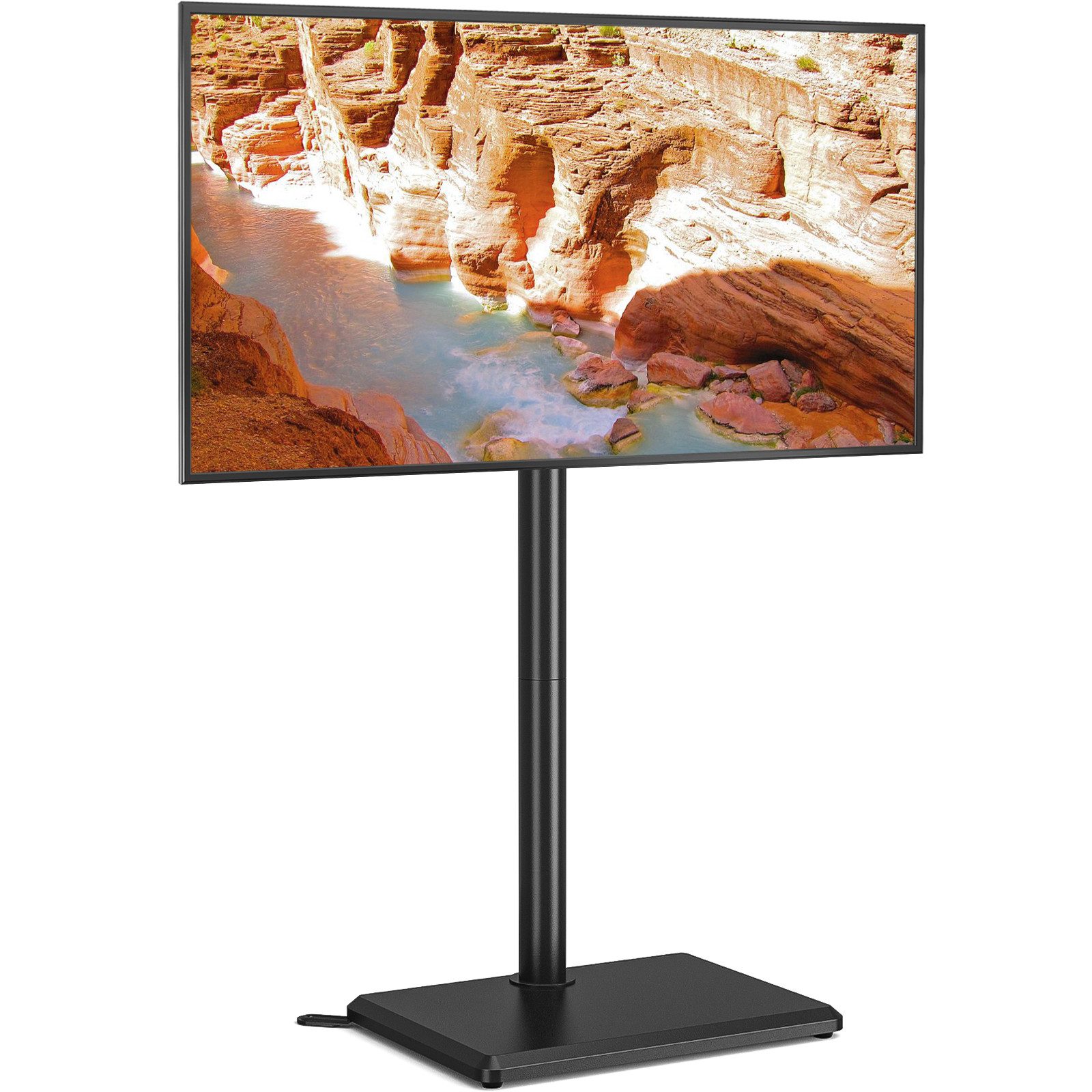 TVON TV-Ständer für 32-55 Zoll Fernseher höhenverstellbar schwenkbar, (bis 55 Zoll, 1-tlg., Max. VESA 400x400 mm bis 40 kg)