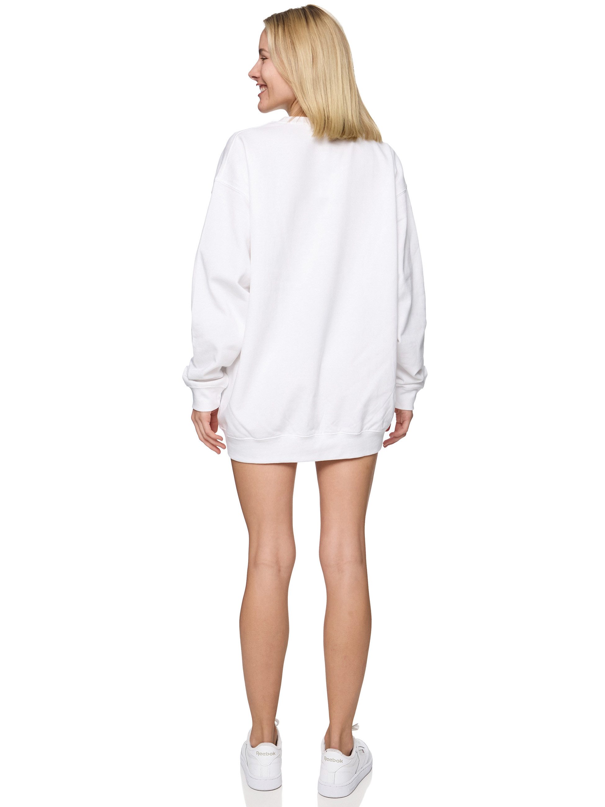 Worldclassca Sweatshirt Worldclassca Oversized Sweatshirt PUMPKIN Print Langarm Pullover Pulli PRINT PUMPKIN SPICE AND ALL THINGS NICE